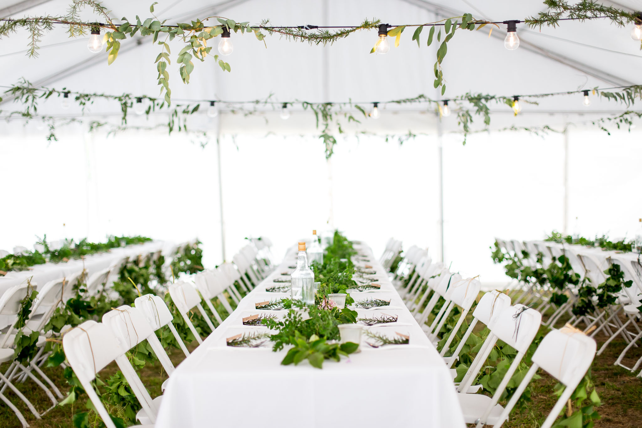Decorated Wedding Tent